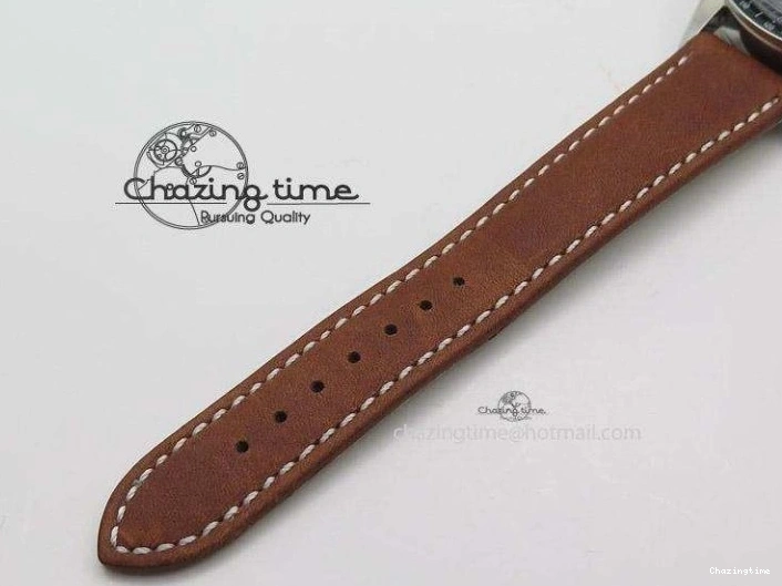 0508 Supportive Speedmaster Professional The Moon Watch on Brown Asso Strap Asian Manual Winding Chronograph Movement 8288